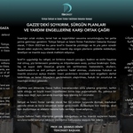 TİD Konsey Açıklaması: Gazze'deki Soykırım, Sürgün Planları ve Yardım Engellerine Karşı Ortak Çağrı