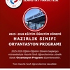 2025-2026 Eğitim-Öğretim Dönemi Hazırlık Sınıfı Oryantasyon Programı